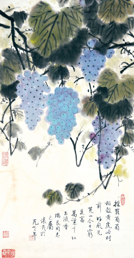 周懷民   葡萄鏡片 93×50CM